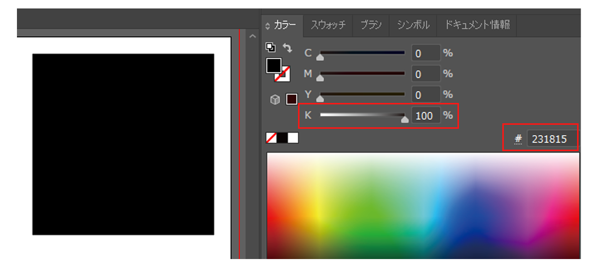 illustratorのカラーモード